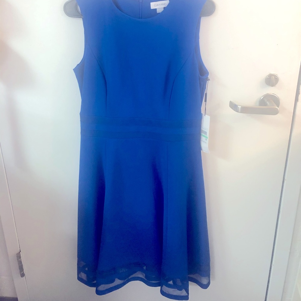 CK Blue Dress Size:8